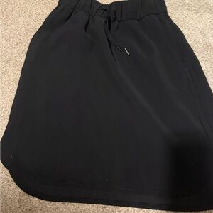 Lululemon Black Drawstring Skirt